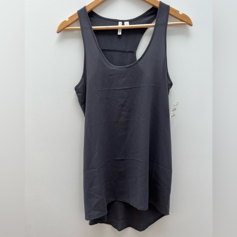 Frenchi brand light grey tank top racer back new with tags